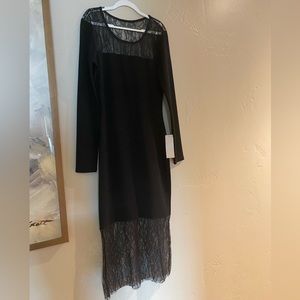 BCBG| xs| black dress| NWT